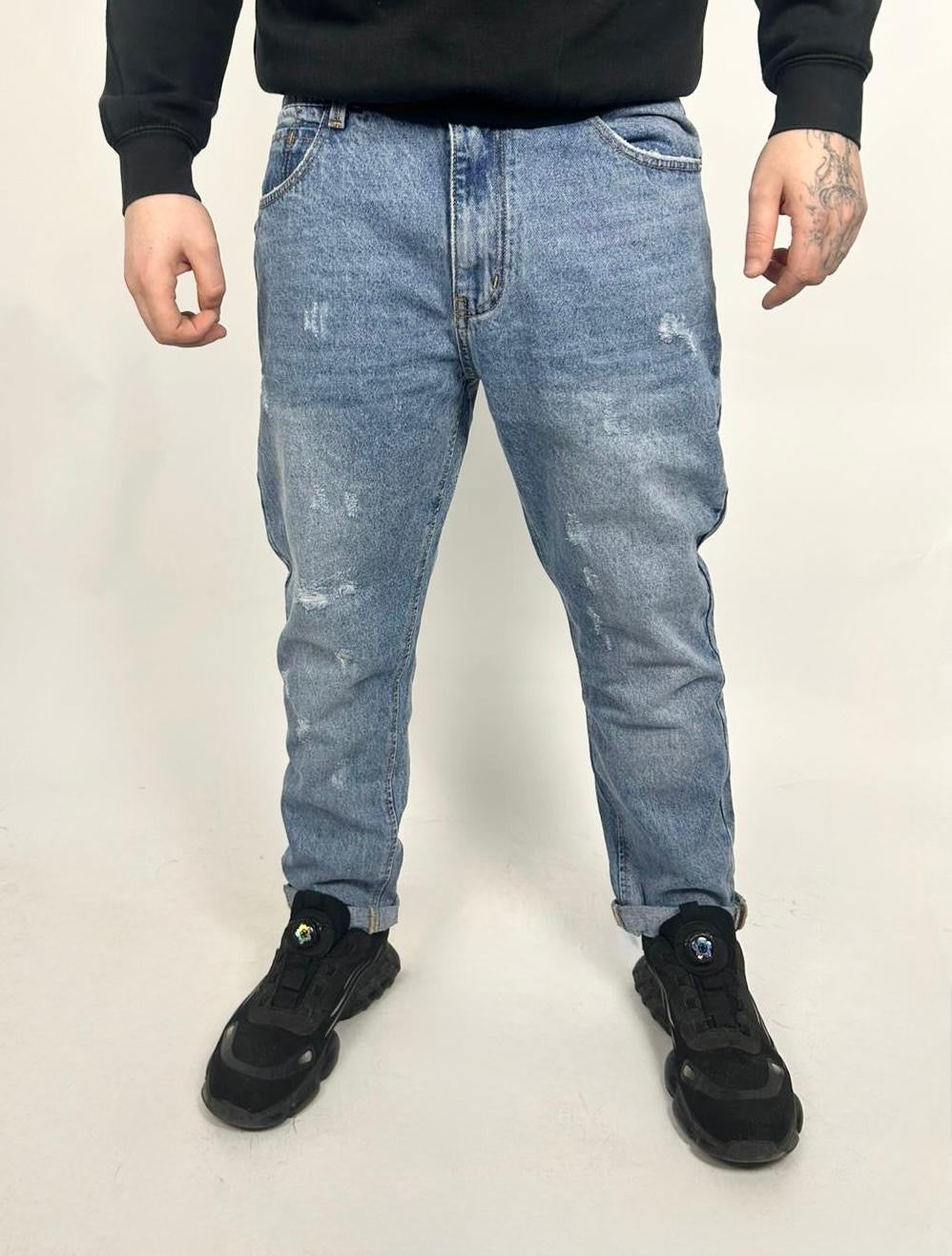 Jeans Dritto Lavaggio Chiaro - Landek
