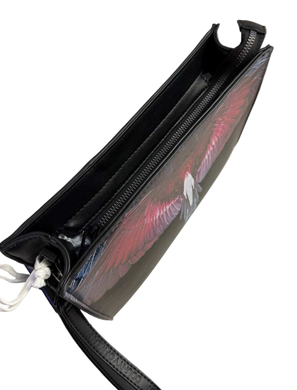 Pochette Larga Pink/Red Wings, Nero - County Of Milan