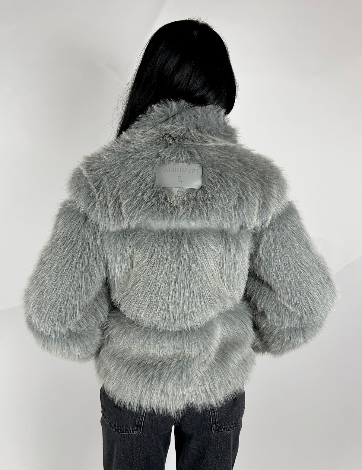 Eco-pelliccia Fluffy, Grigio Chiaro - Patrizia Pepe