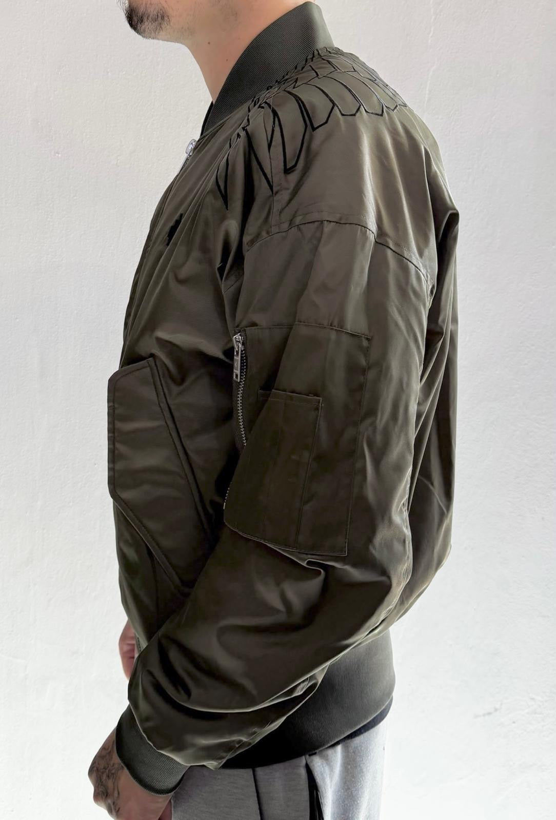 Bomber Nylon, Military Green - County Of Milan