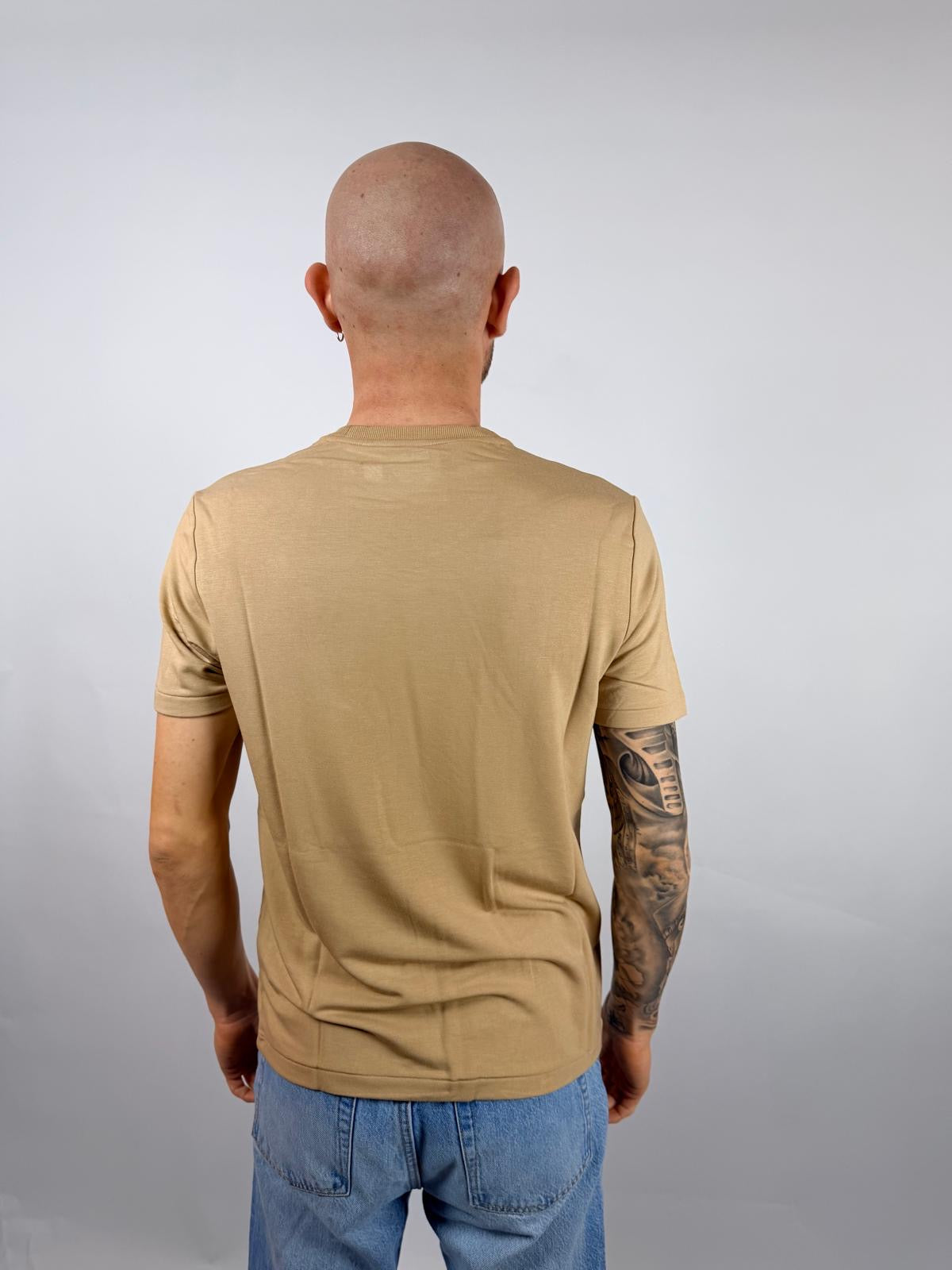 T-shirt Viscosa Logo, Beige - Polo Ralph Lauren