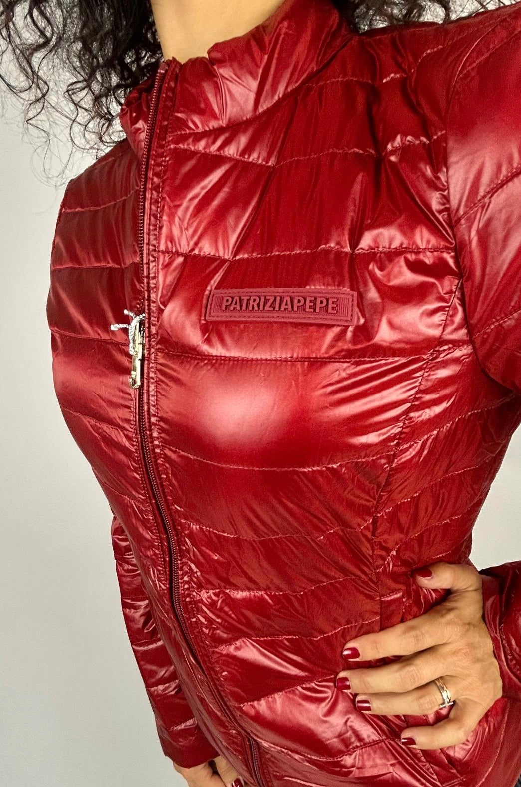 Piumino Reversibile Logo, Red - Patrizia Pepe