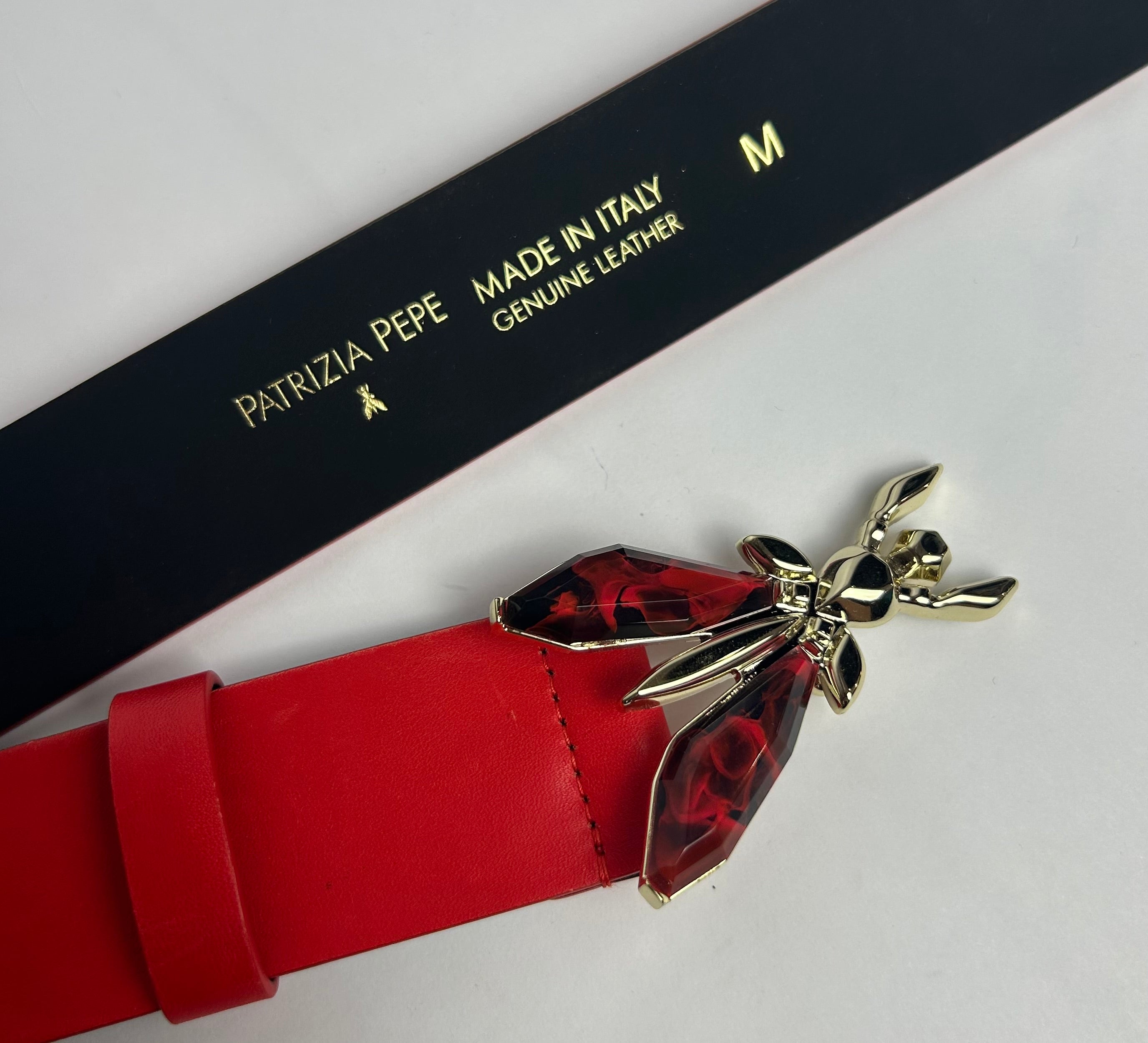 Belt Red Stone - Patrizia Pepe