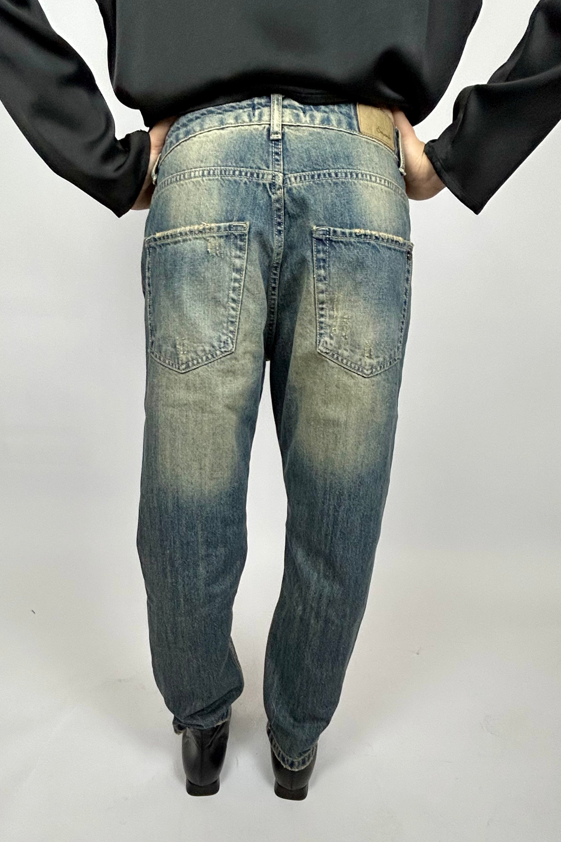 Jeans Dritto Lavaggio Scuro - Souvenir