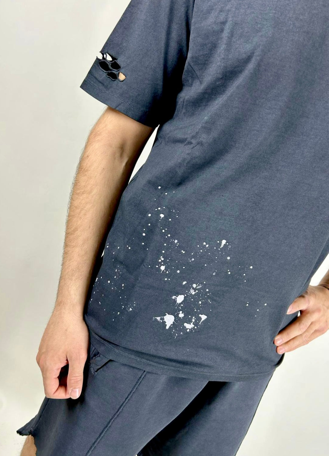T-shirt Logo, Grigio Scuro - Disclaimer