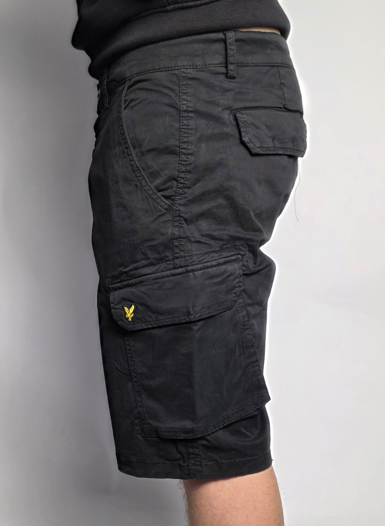 Pantaloncino Cargo Wembley, Nero - Lyle&Scott
