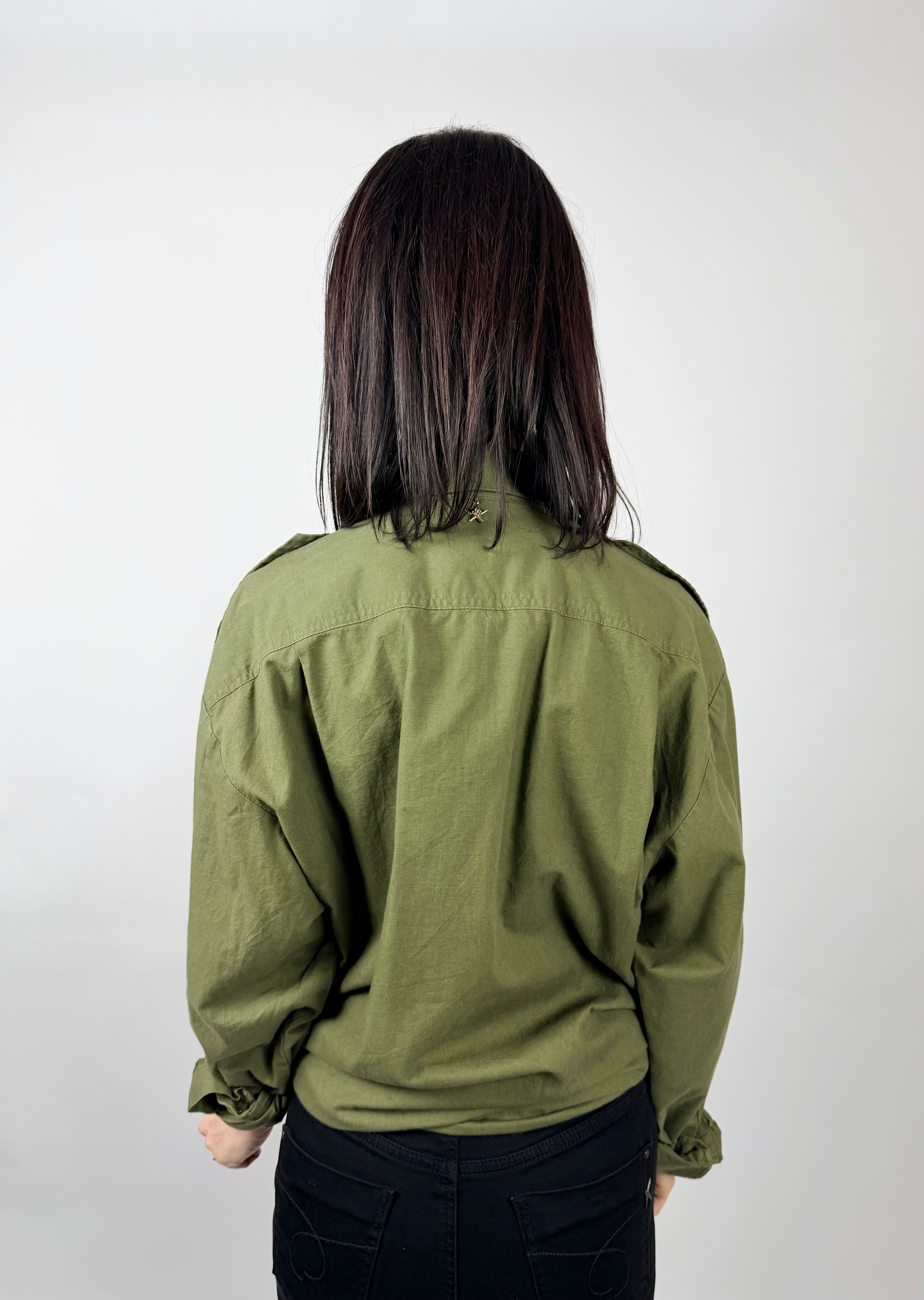 Camicia Military Flake Strass - Souvenir