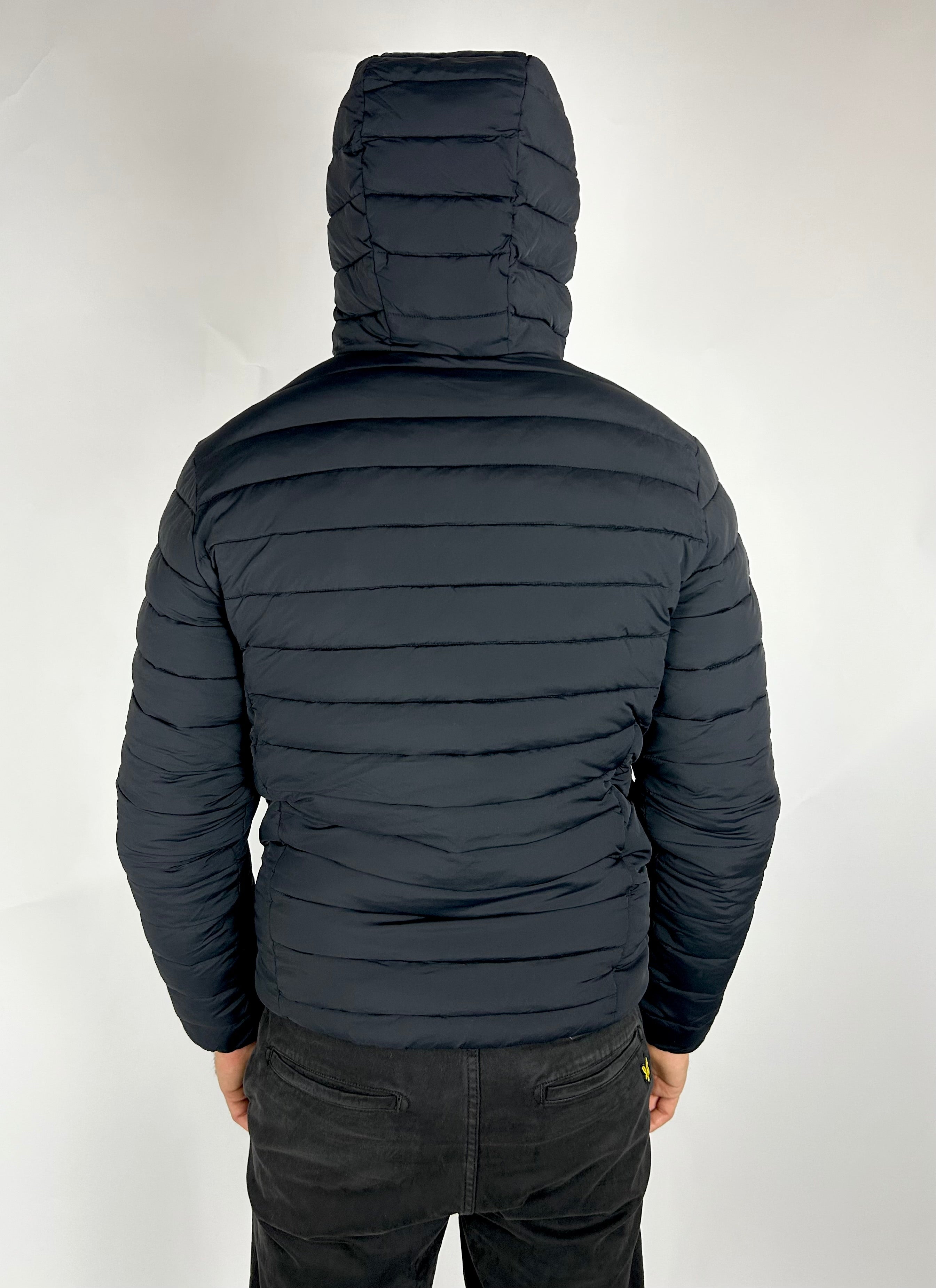 Piumino Stretch Lightweight Quilted Jacket, Jet Black - Lyle&Scott