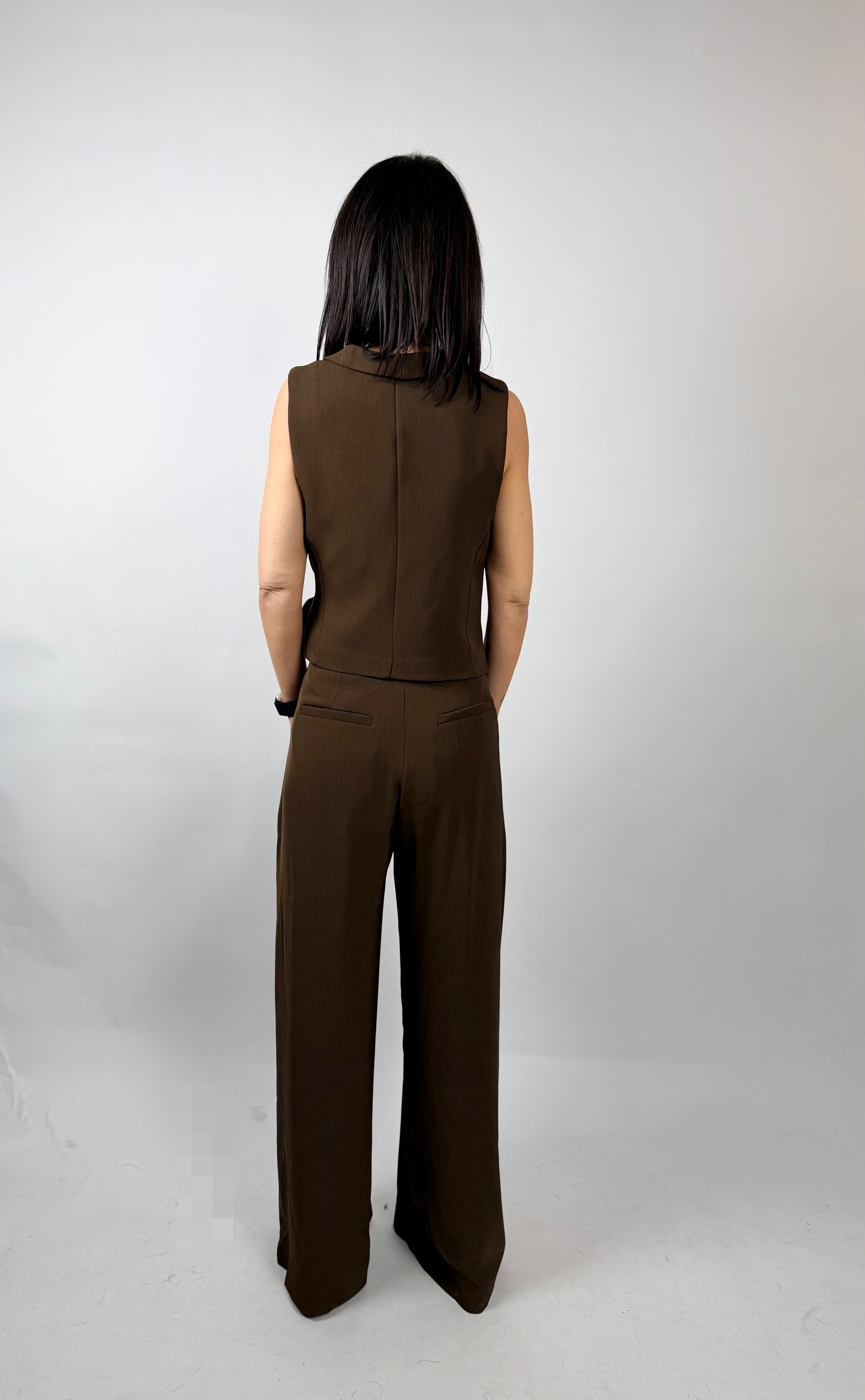 Tailleur Gilet, Cioccolato - Philia Loft