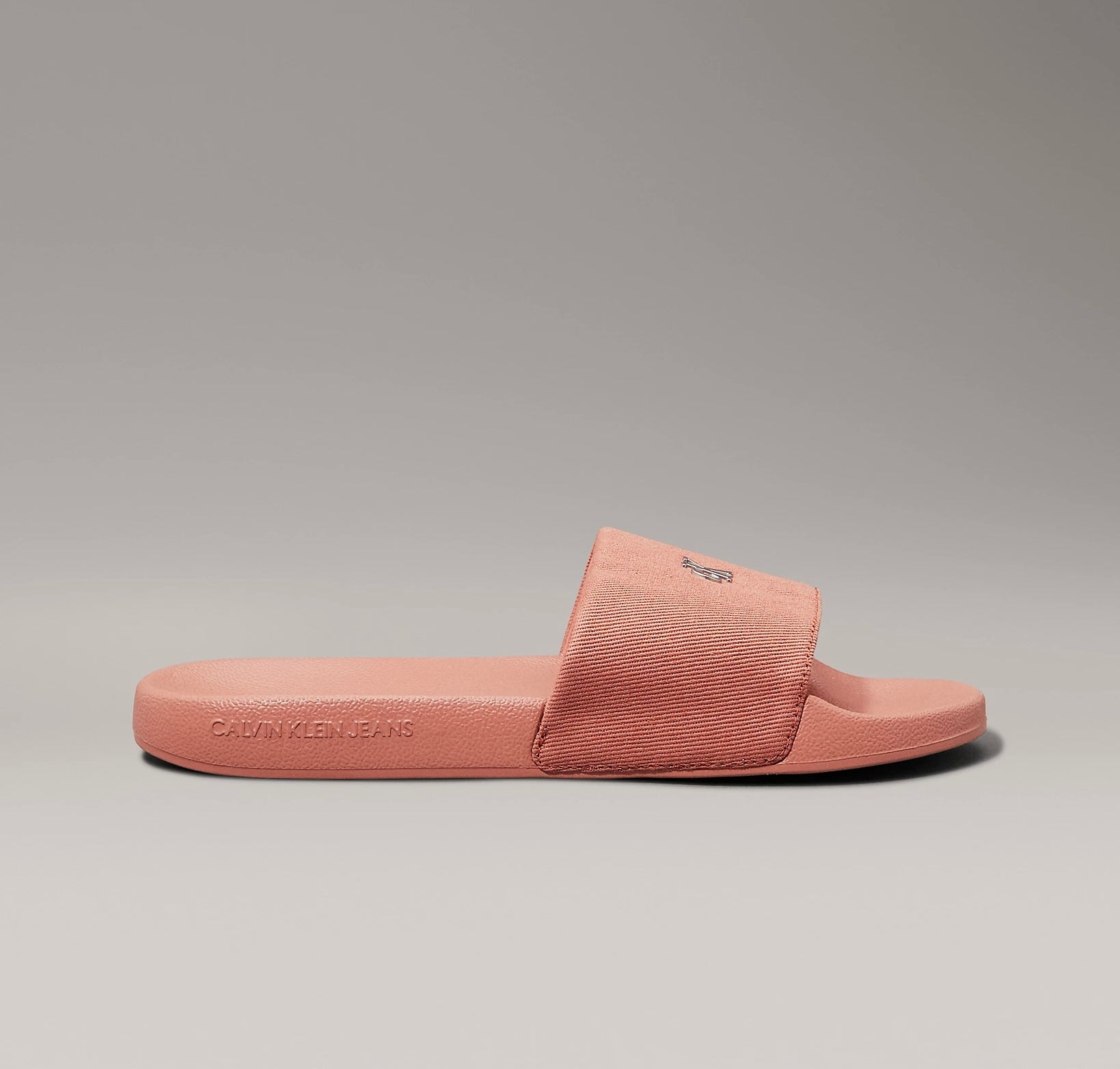 Ciabatta Fascia Metal Logo, Terracotta - Calvin Klein