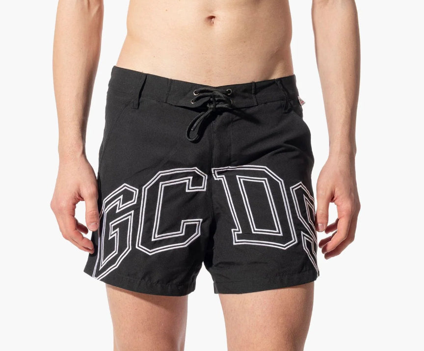 Costume Boxer Essentials Logo, Nero/Bianco - GCDS