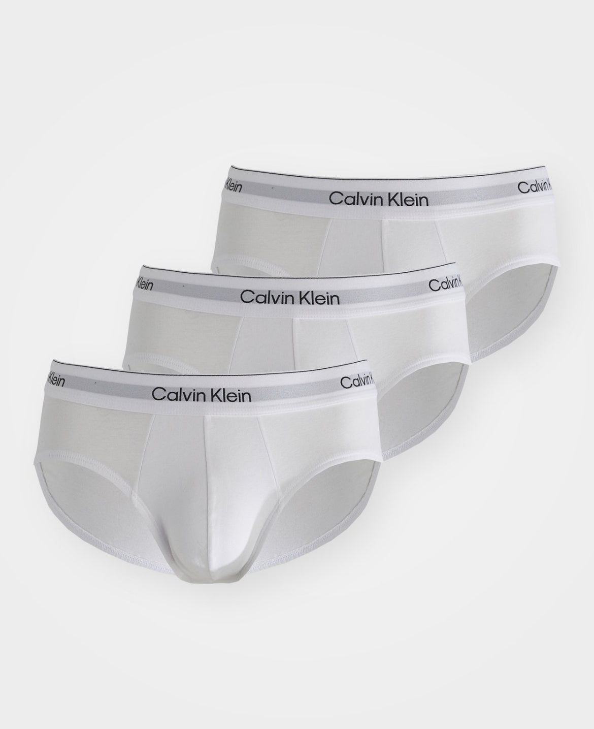 3PACK Slip Icon Cotton Stretch, Bianco - Calvin Klein