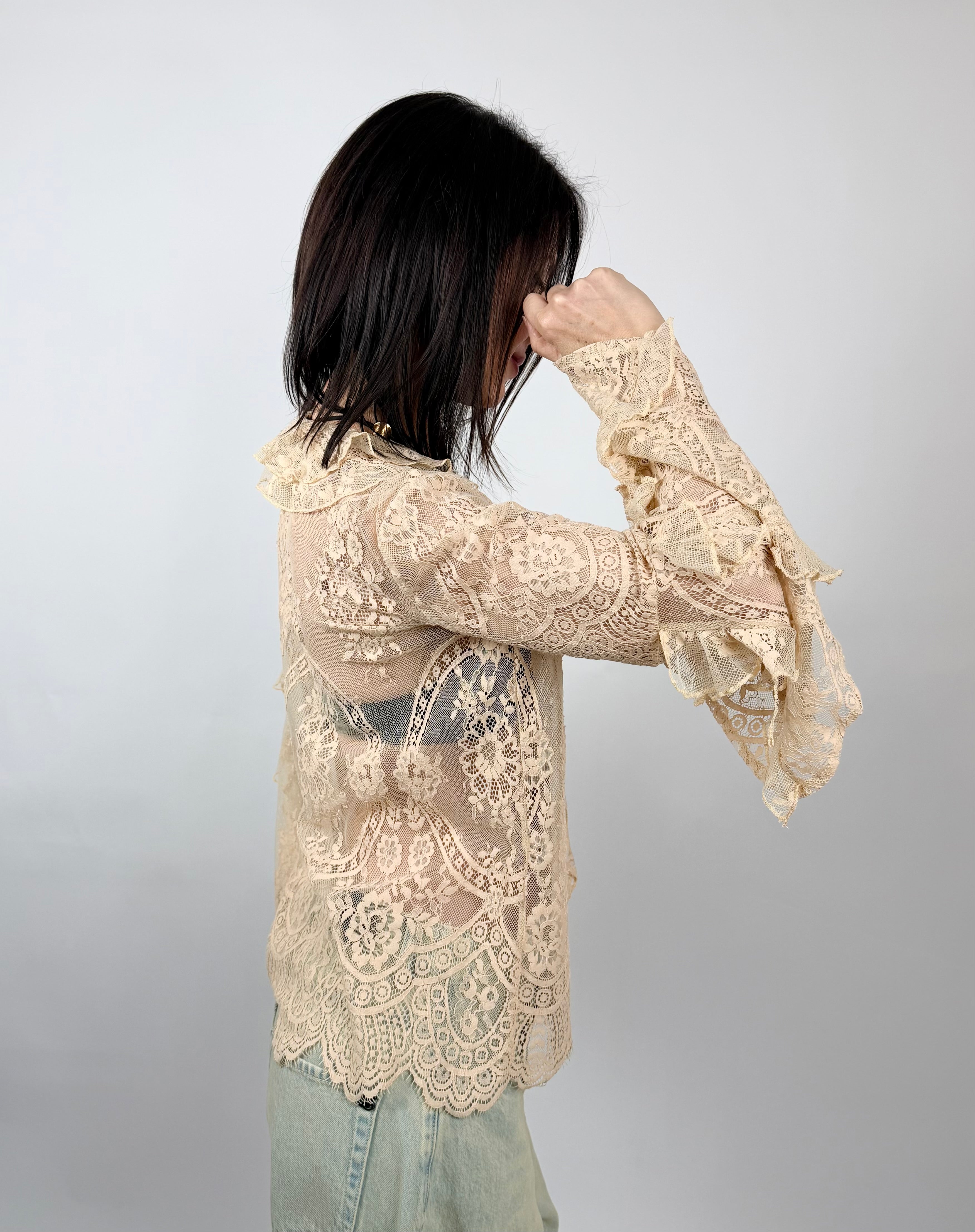 Camicia Pizzo, Nude - Souvenir