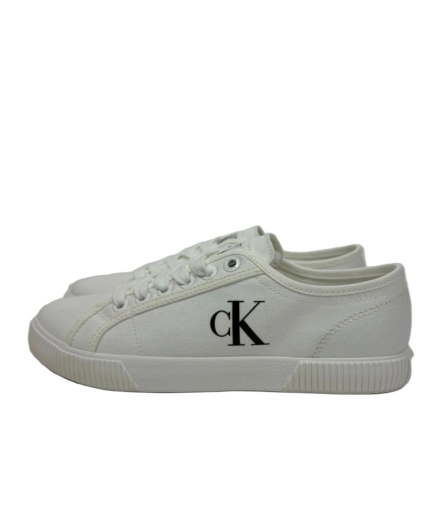Sneakers Tela, Bianco - Calvin Klein