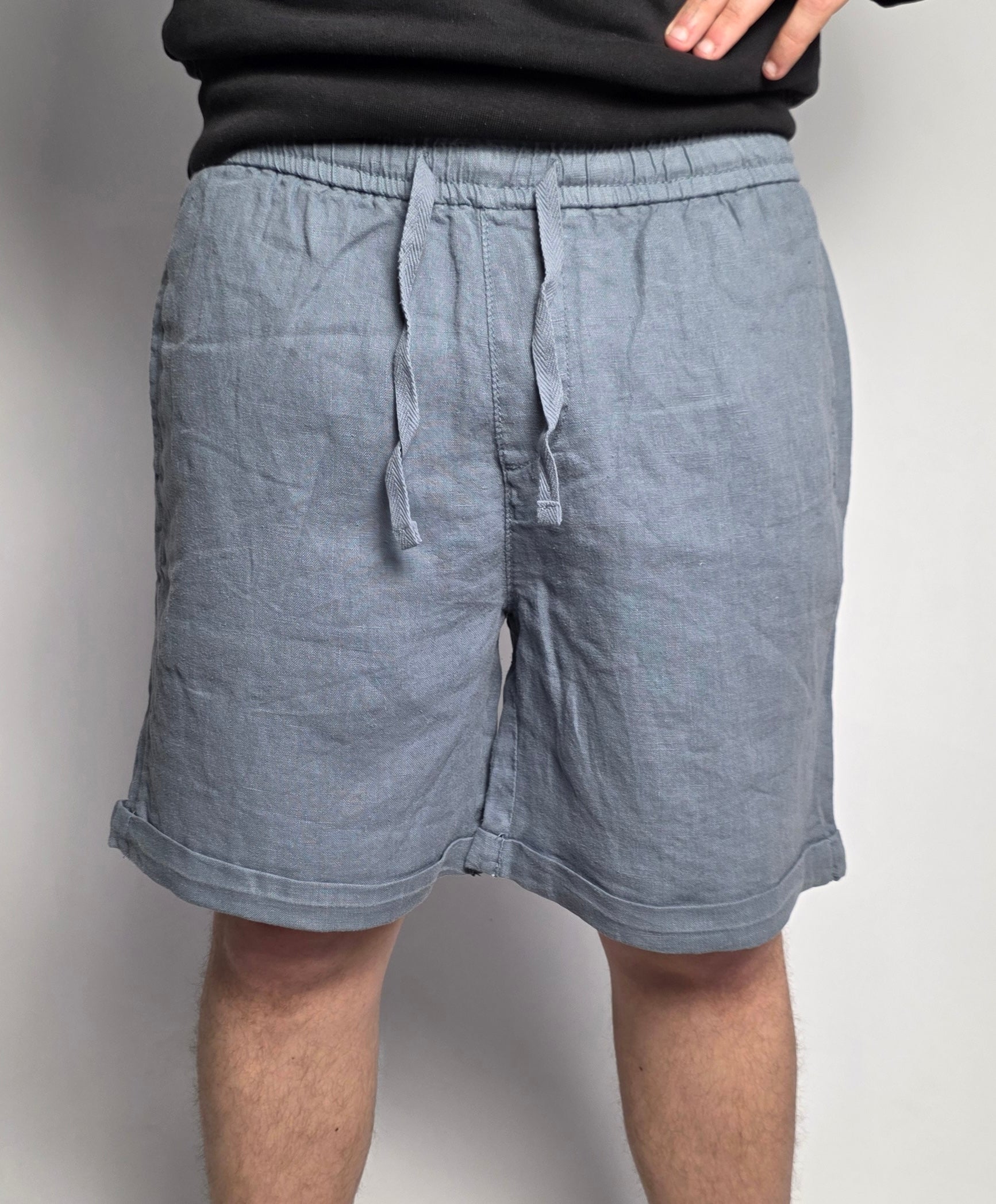 Pantaloncino Chino Lino, Polvere - Lyle&Scott