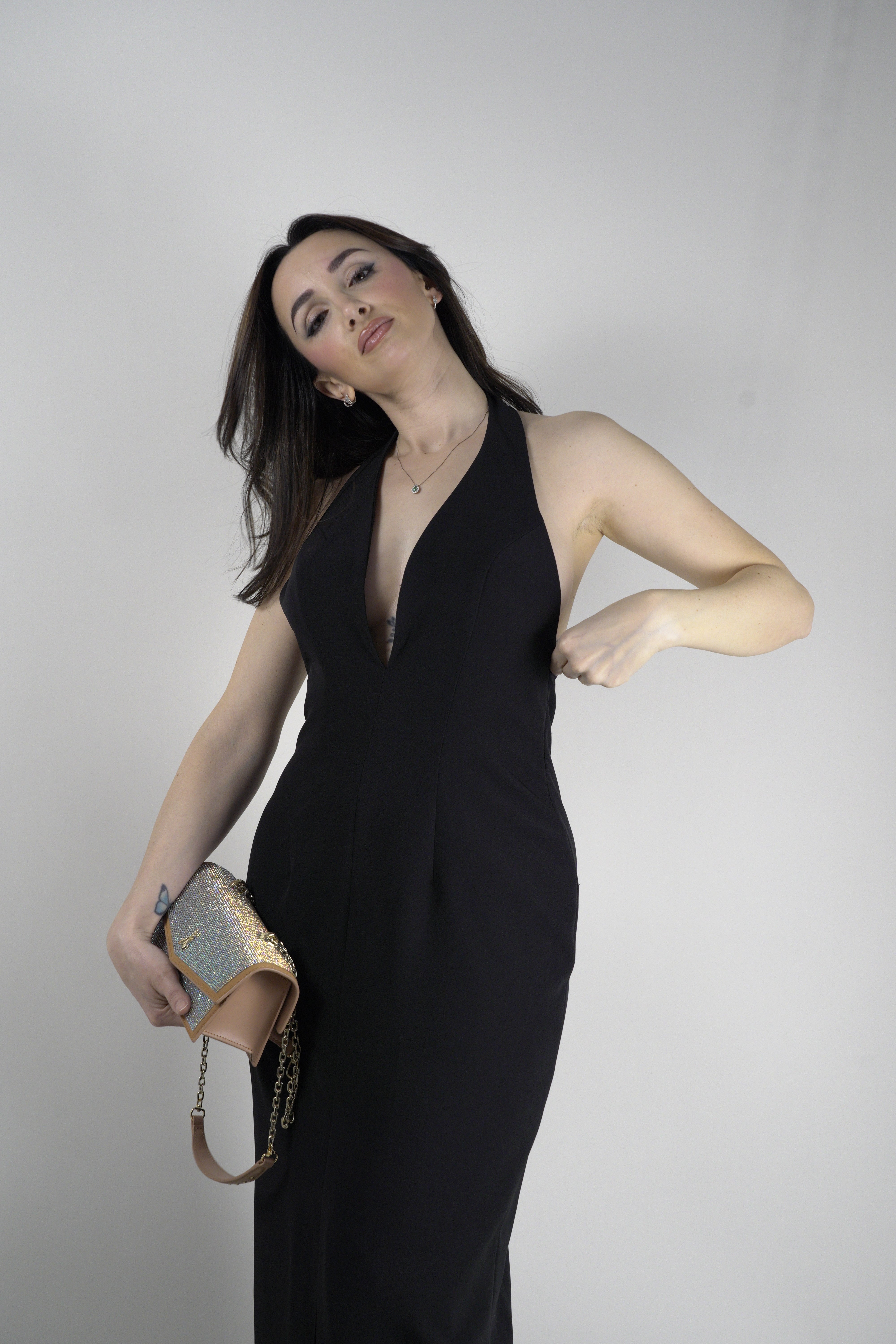 Split Dress, Black - JIJIL