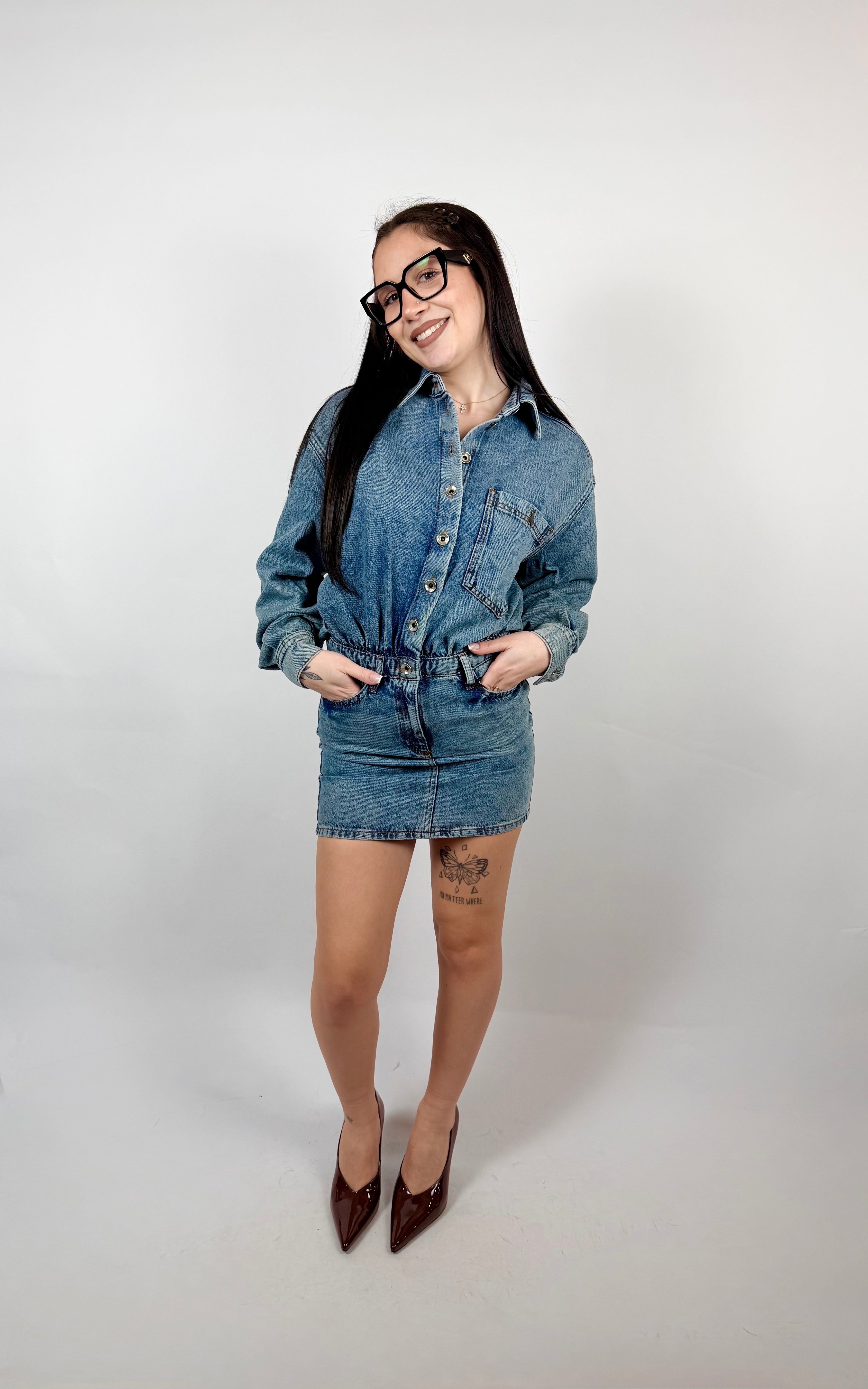 Abito Denim Lavaggio Scuro - Patrizia Pepe