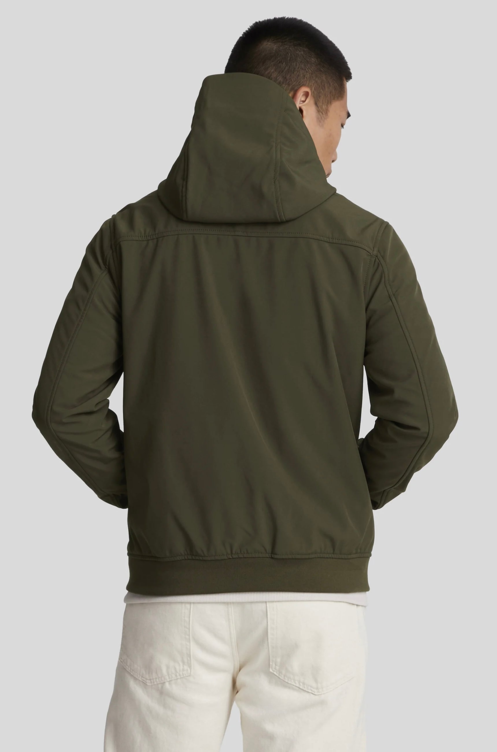 Softshell Jacket Padded, Olive - Lyle&Scott