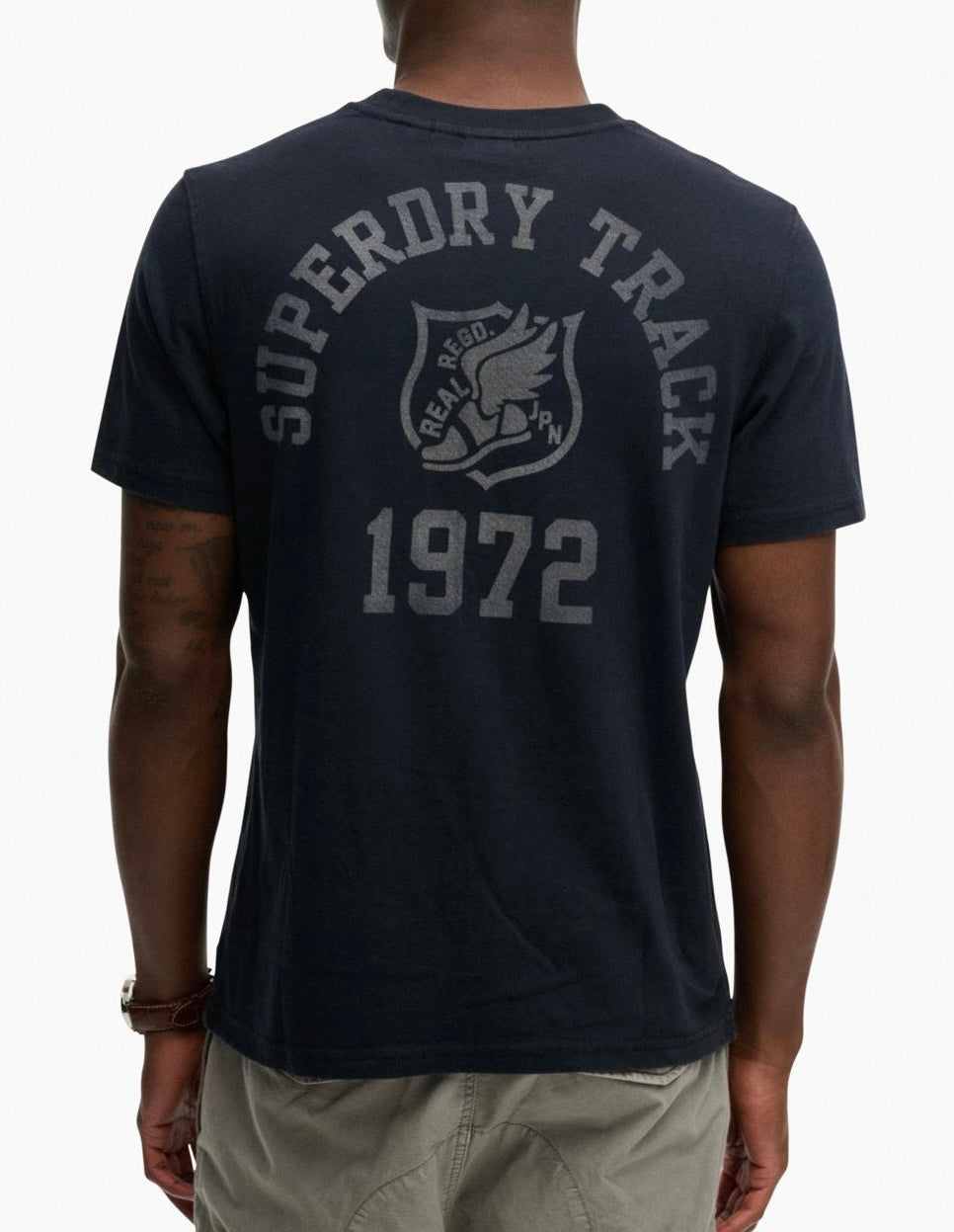 T-shirt Taschino Logo, Blu Notte - Superdry