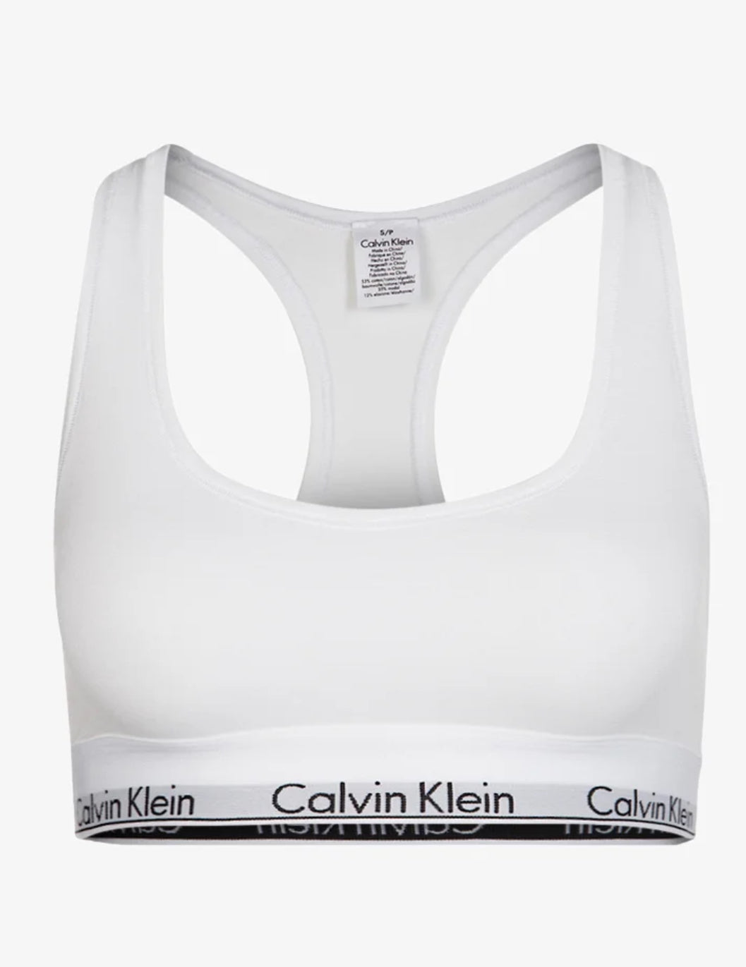 Top Sportivo, Bianco - Calvin Klein