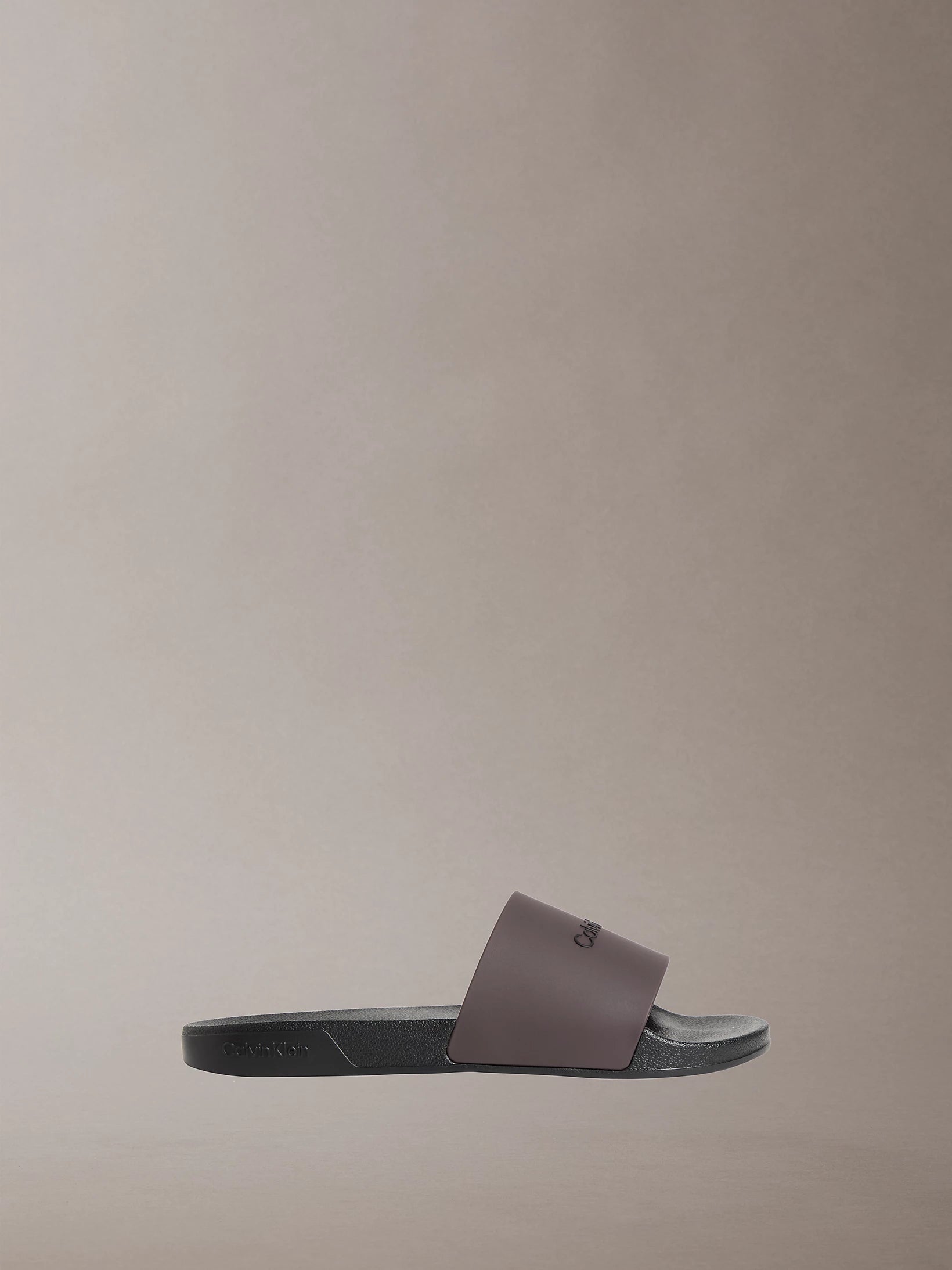 Ciabatta Logo Sagomato, Marrone - Calvin Klein