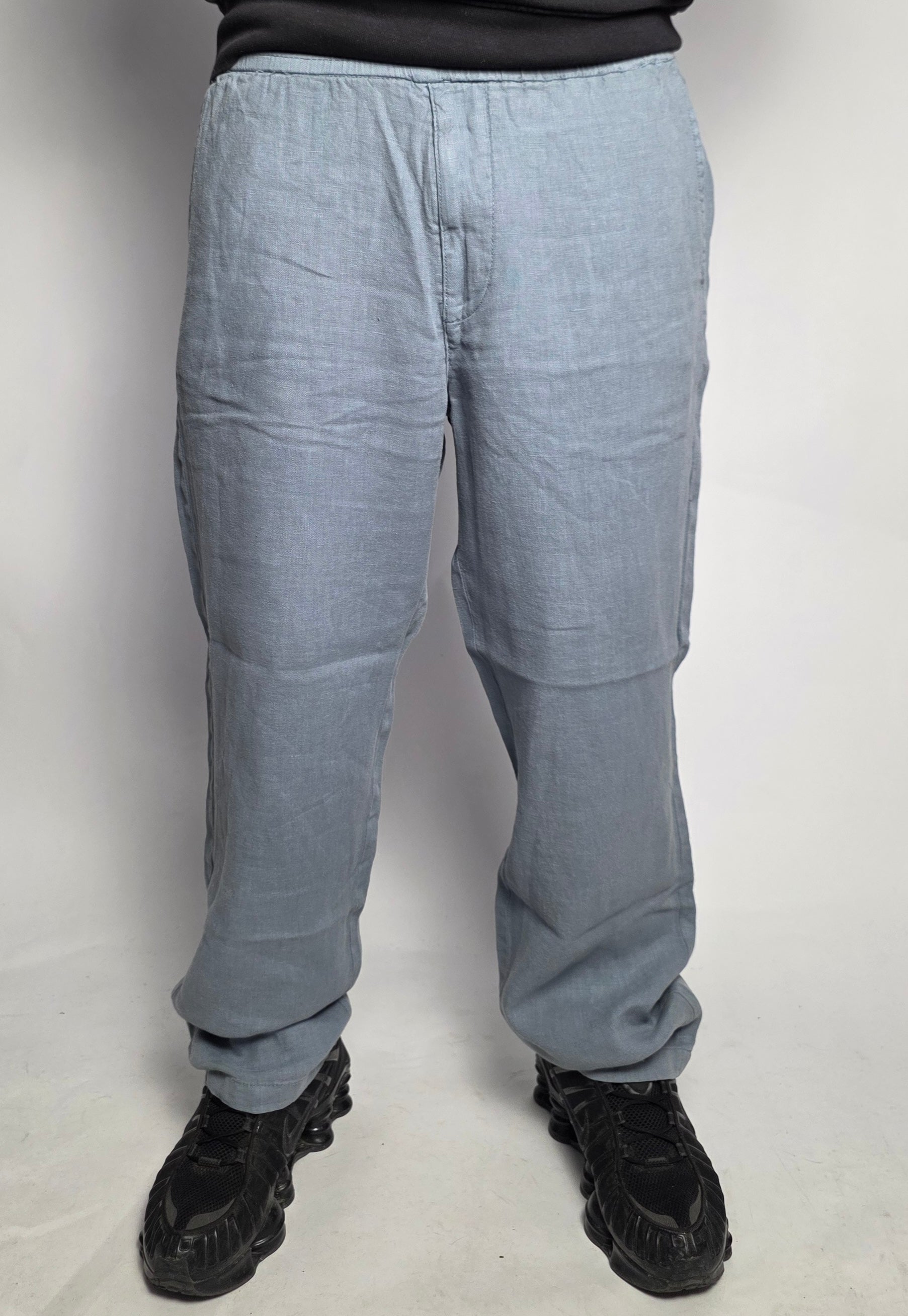 Pantalone Chino Lino, Polvere - Lyle&Scott