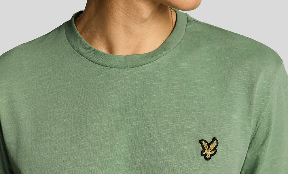 T-shirt Slub T, Smoke Green - Lyle&Scott