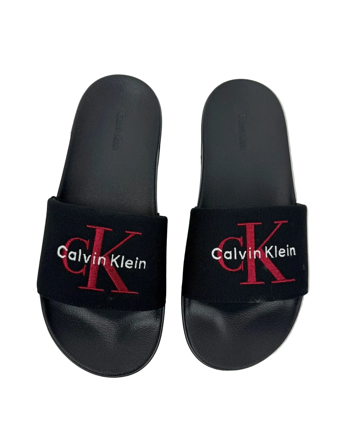 Ciabatta Fascia Logo, Nero/Rosso - Calvin Klein