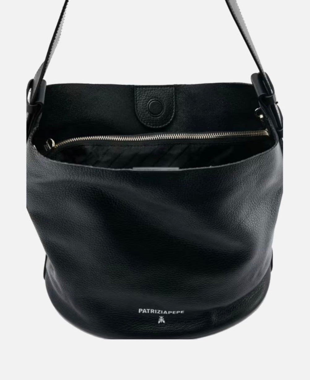 Borsa Secchiello Medio, Never Nero - Patrizia Pepe