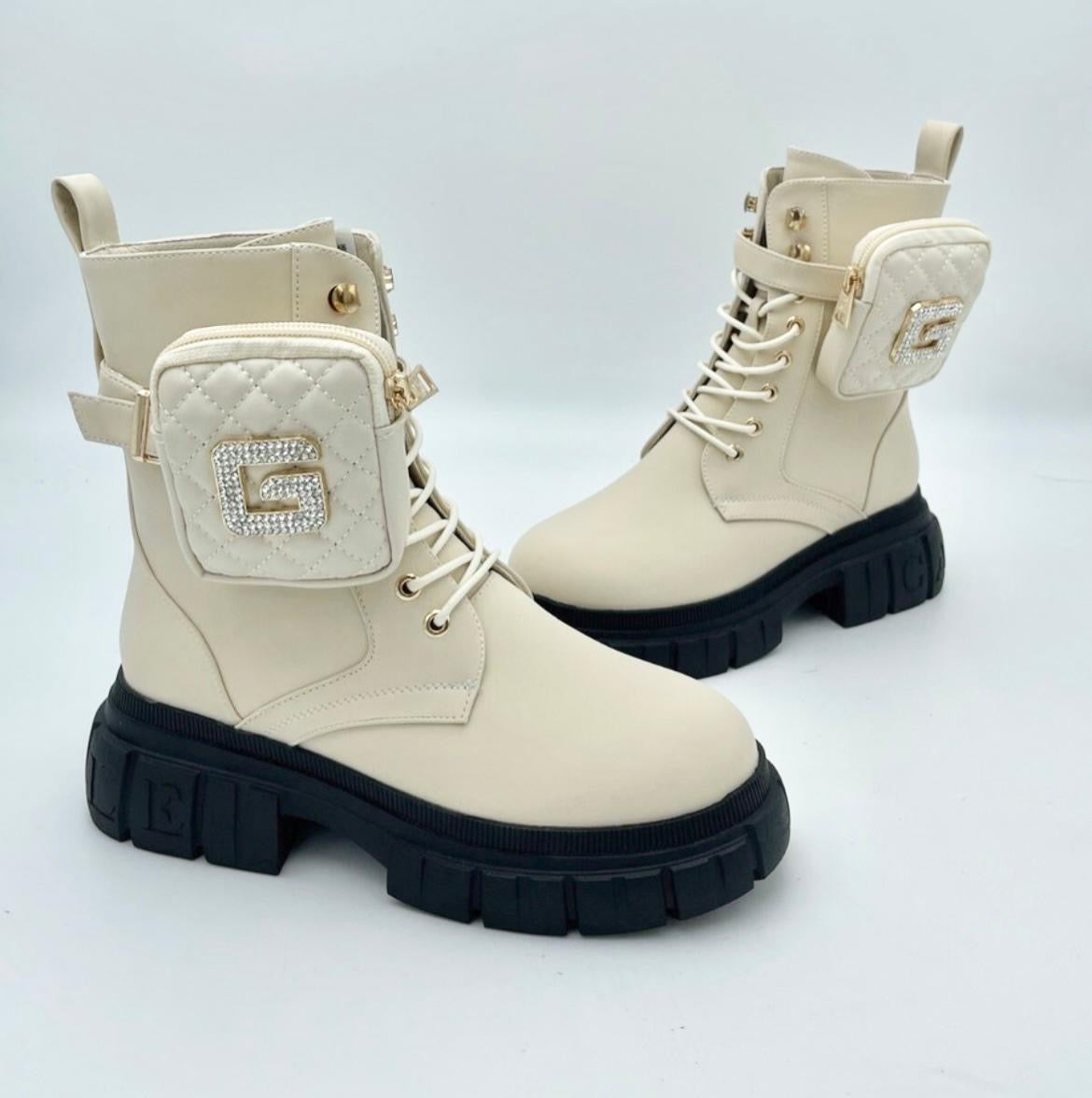 Anfibio Marsupio, Crema - Gaëlle Paris