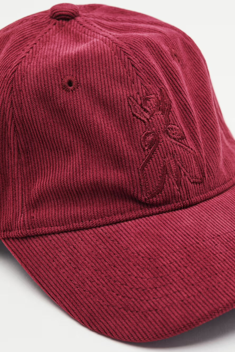 Cappello Baseball Velluto, Rosso - Patrizia Pepe