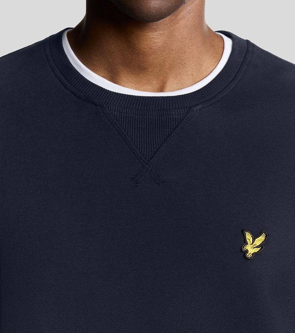 Felpa Girocollo, Blu Scuro - Lyle&Scott