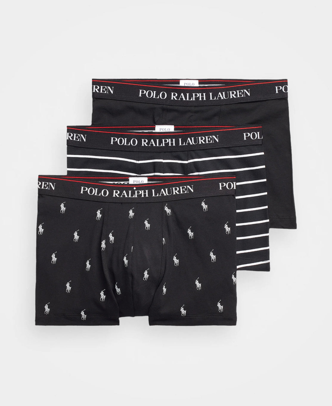 3PACK Boxer Tre Fantasie, Nero - Polo Ralph Lauren