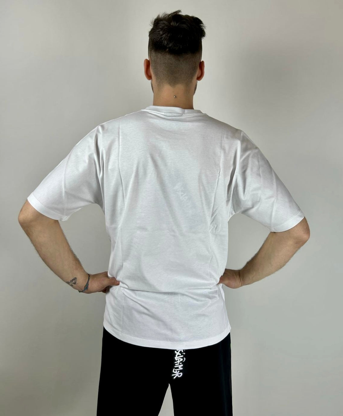 T-shirt Big Logo, Bianco - Disclaimer