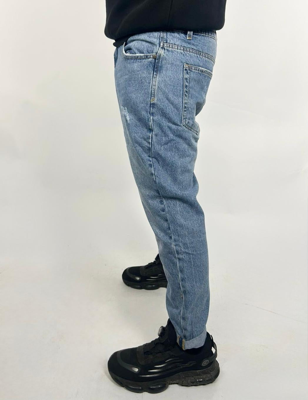 Jeans Dritto Lavaggio Chiaro - Landek