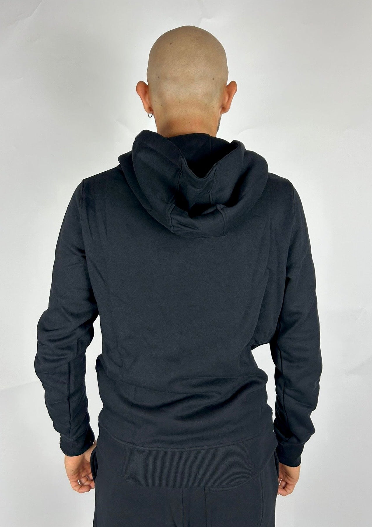 Loopback Cotton Hoodie Padded, Jet Black - Lyle&Scott