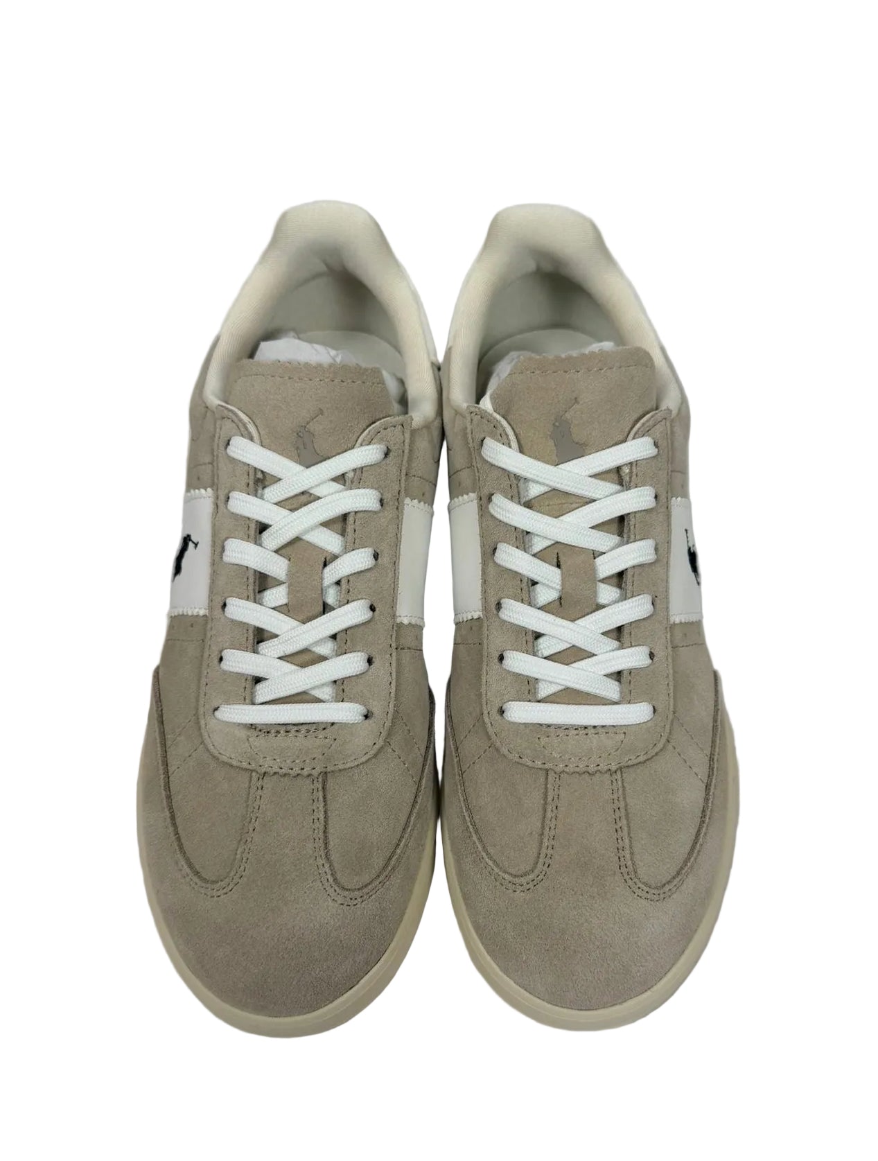 Sneakers Suede, Beige/Bianco - Polo Ralph Lauren