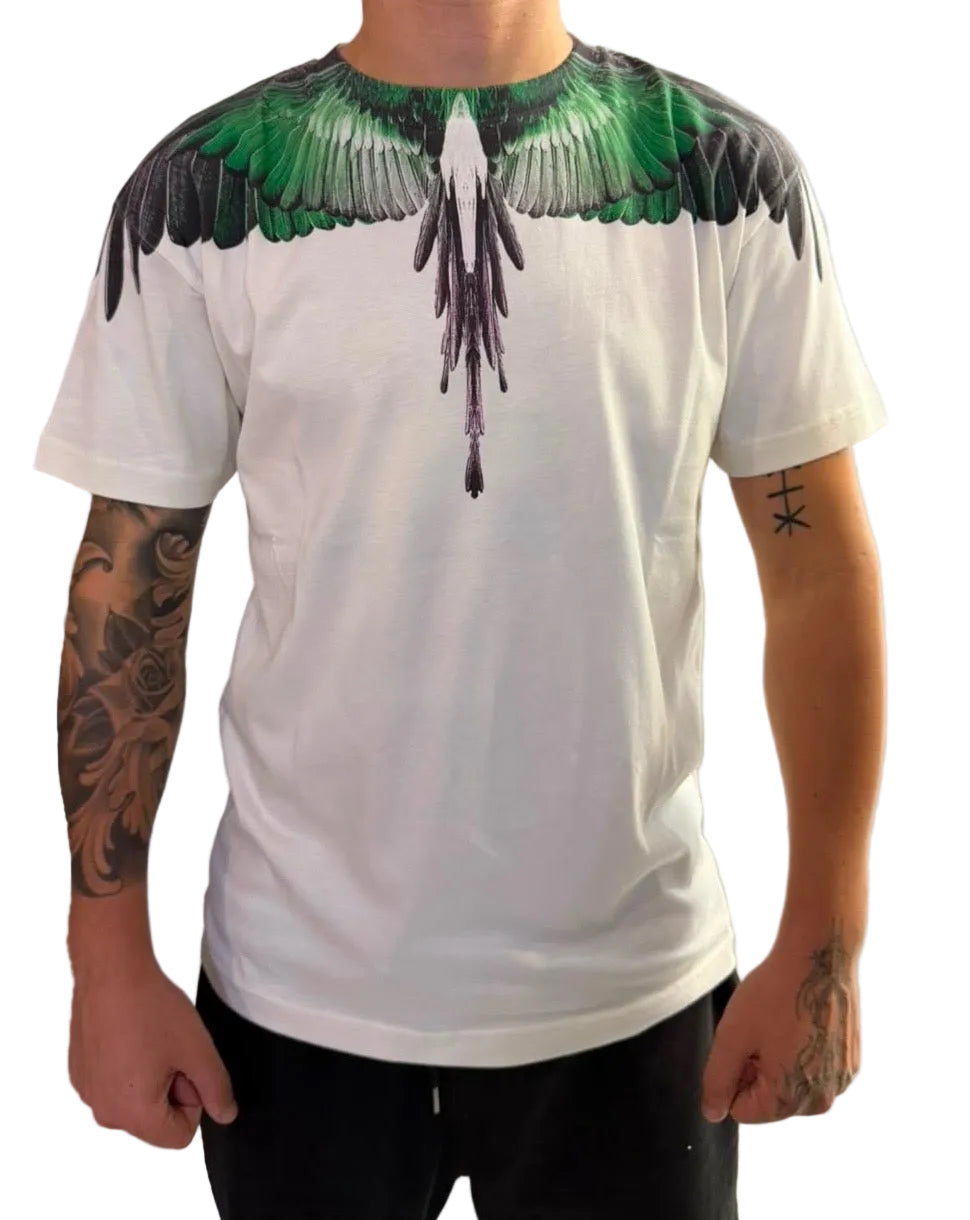 T-shirt Green Wings, Bianco - County of Milan