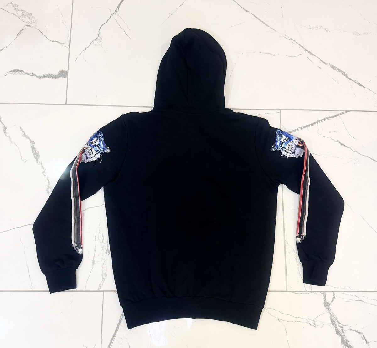 Hoodie Logo&Tiger, Nero -  County of Milan