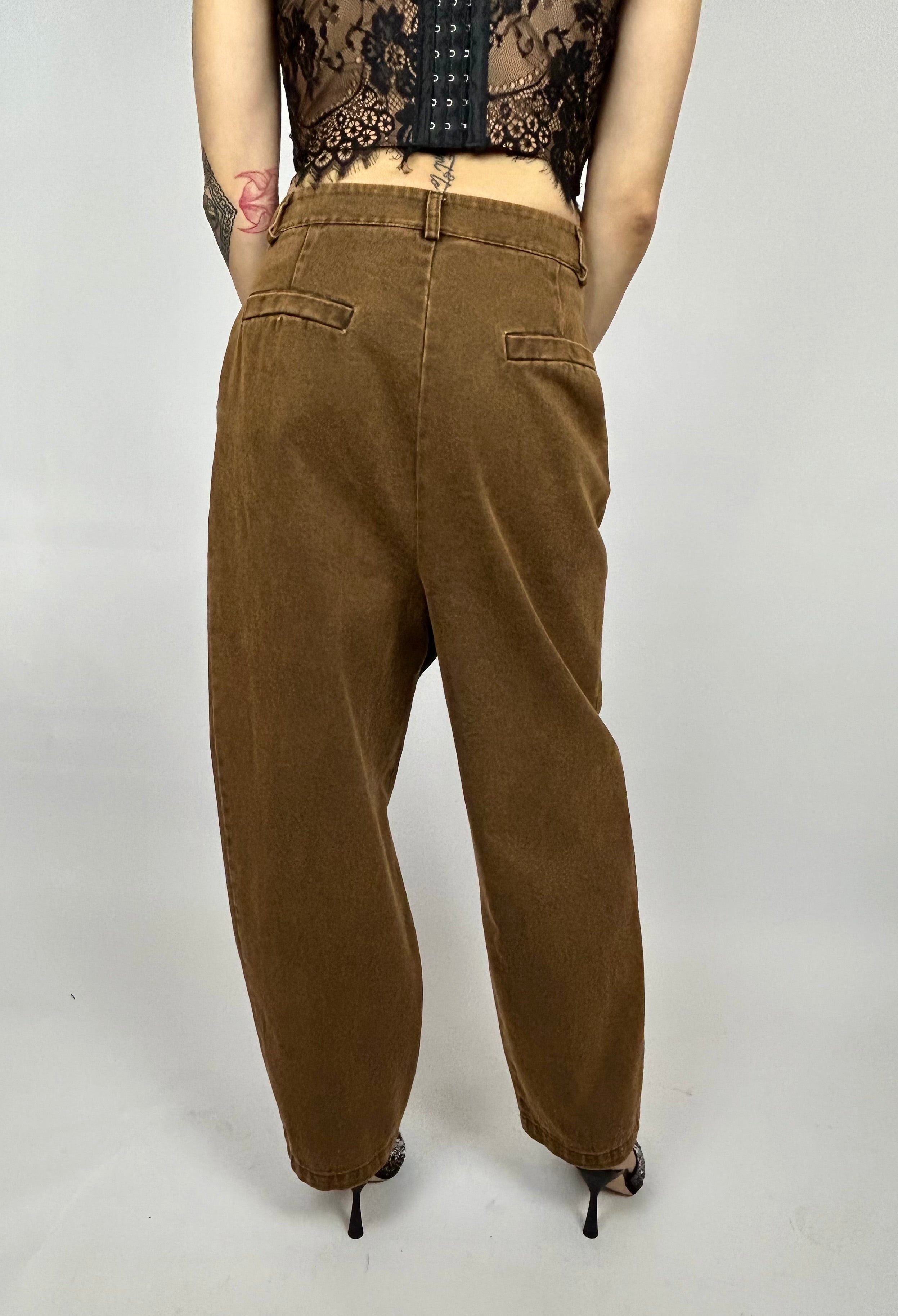 Jeans Morbido, Marrone - Philia Loft