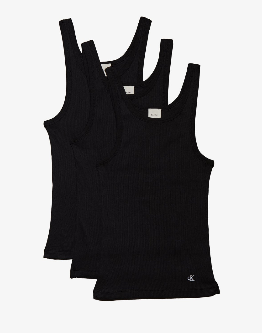 3PACK Canotte CK, Nero - Calvin Klein