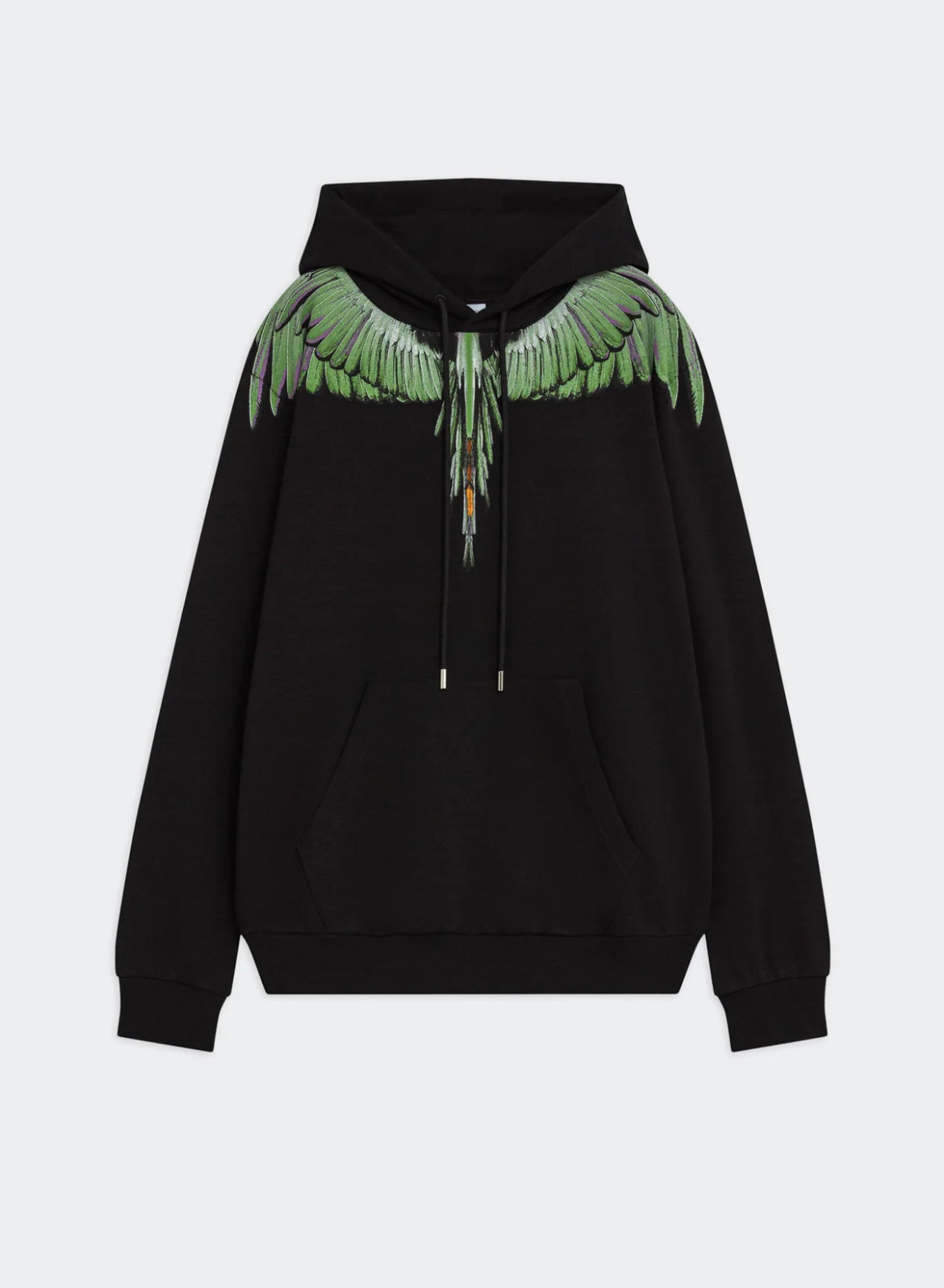 Hoodie Green Wings, Jet Black - County Of Milan