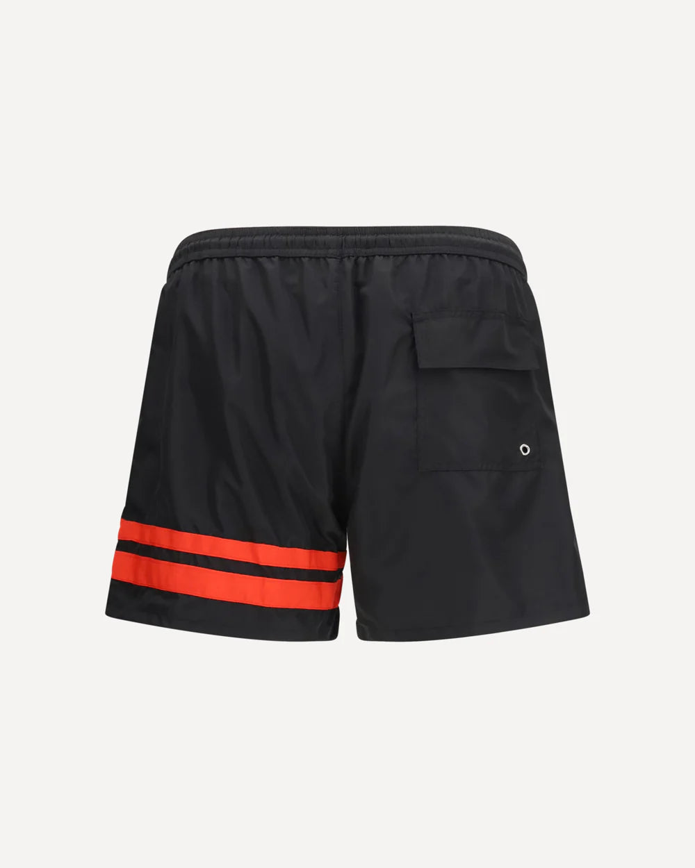 Costume Boxer Bande Rosse, Nero - GCDS