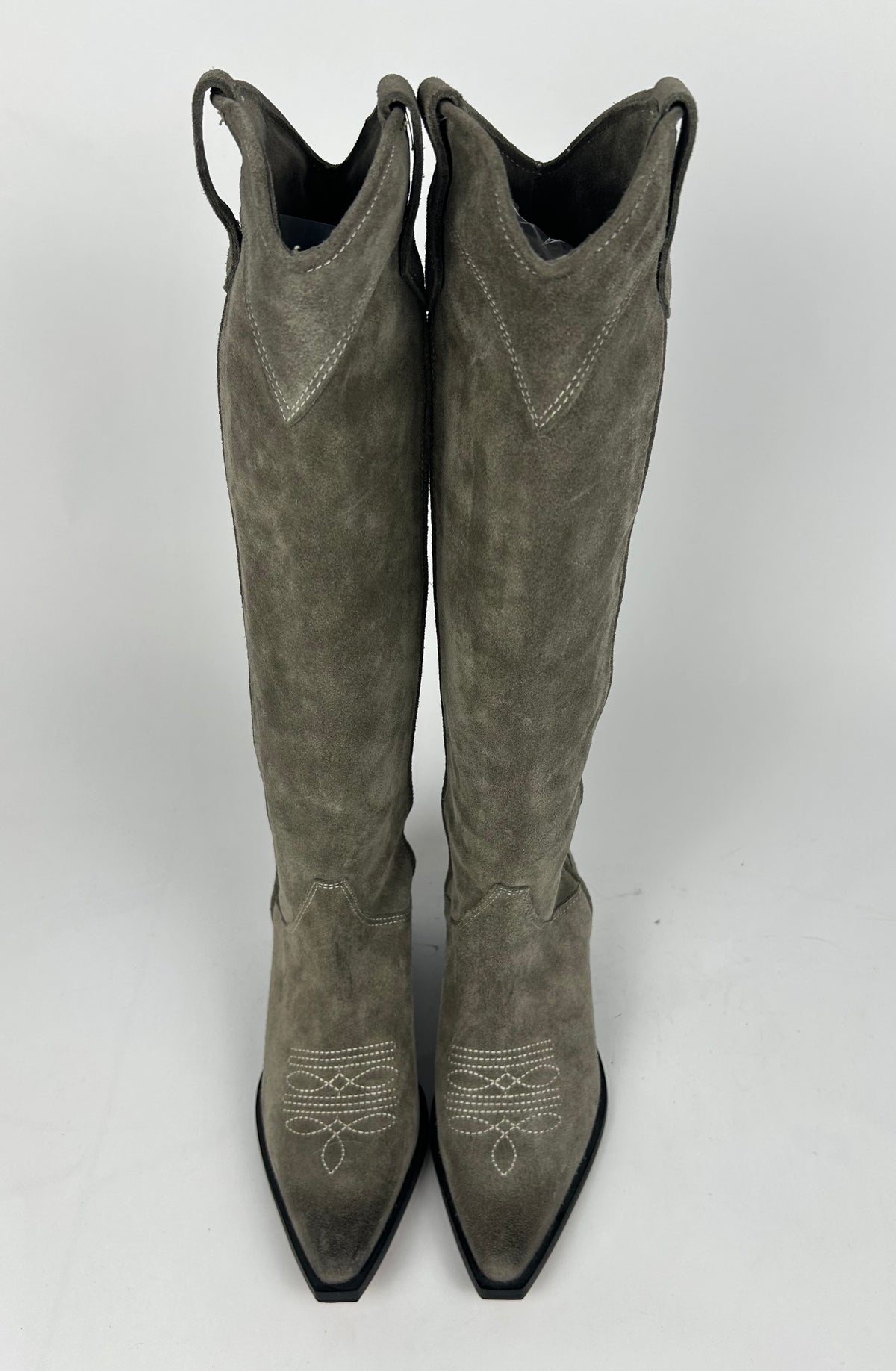 Stivale Texano Alto Camoscio, Taupe - Curiositè