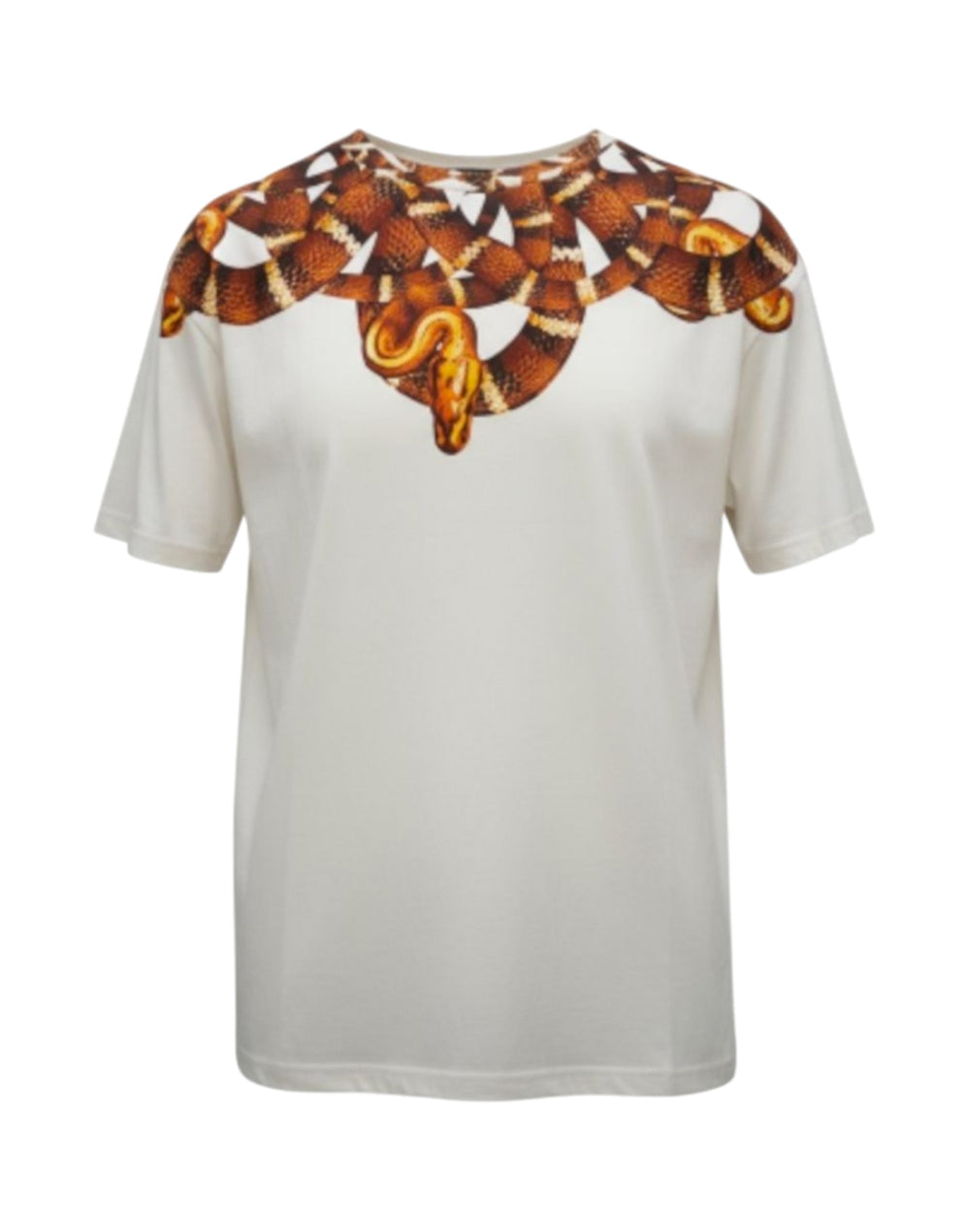 T-shirt orange snake, panna - County of Milan
