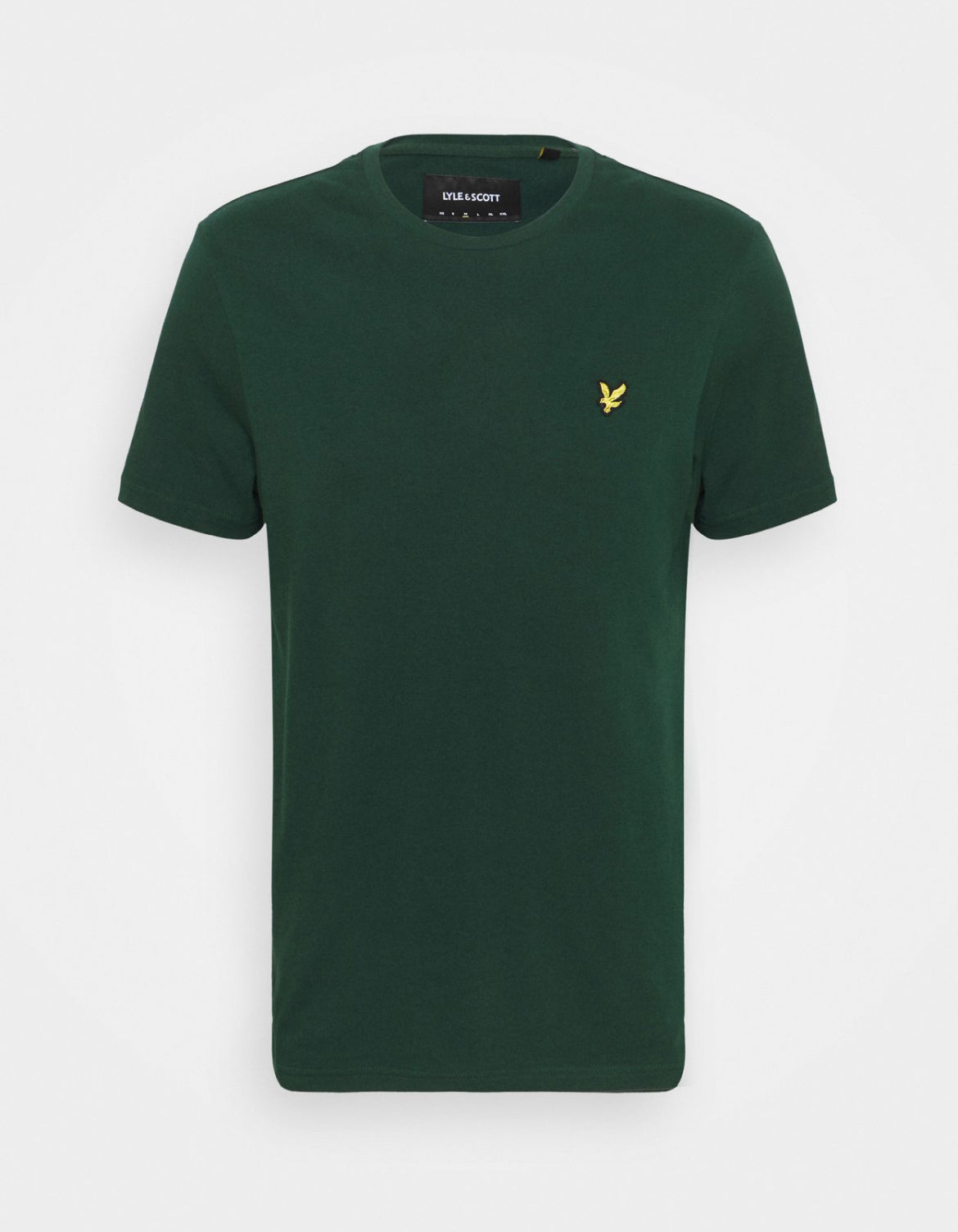 T-shirt Cotton Crew Neck, Argyle Teal Green - Lyle&Scott