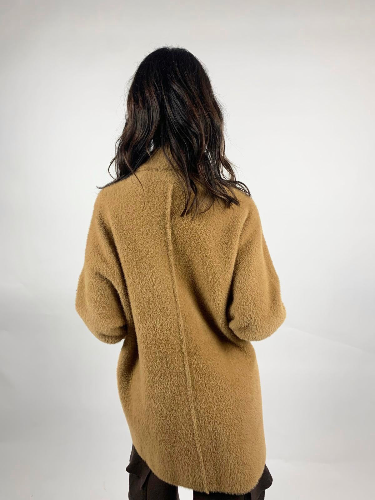 Giacca Fluffy, Cammello - Nanebi