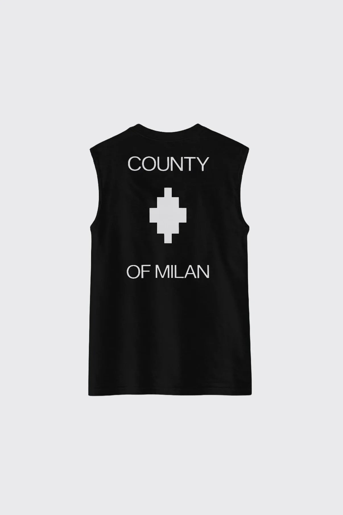 Canotta Vogatore Basic Logo, Nero - County Of Milan