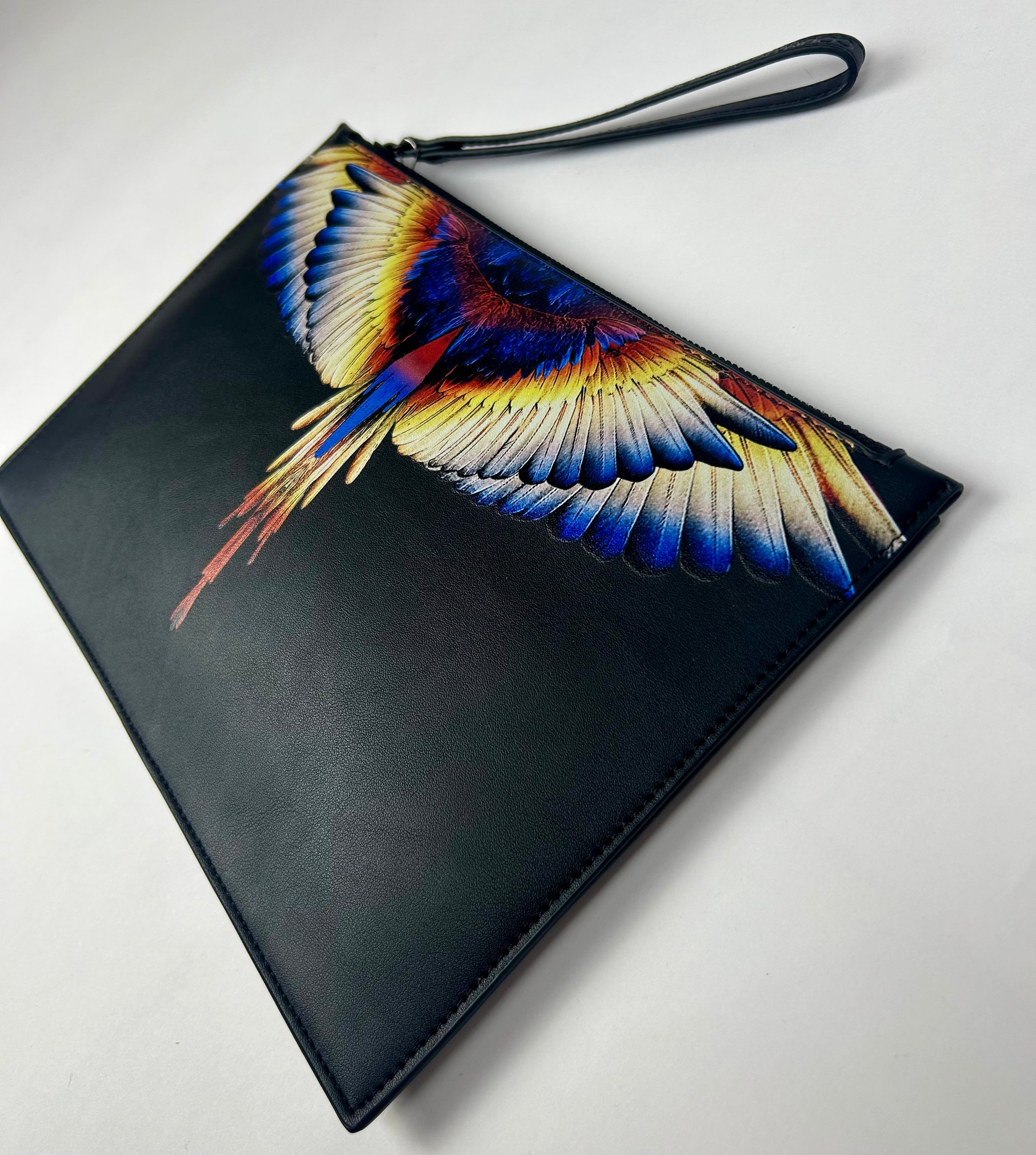 Pochette Blue&Red Wings, Jet Black - County Of Milan