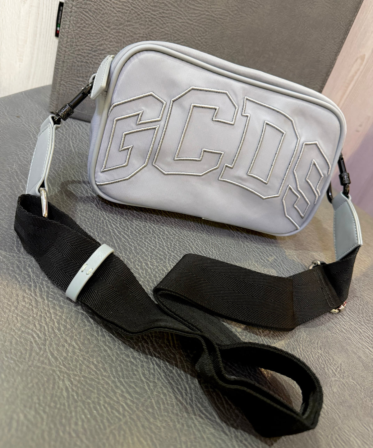 Borsello Logo, Ghiaccio - GCDS